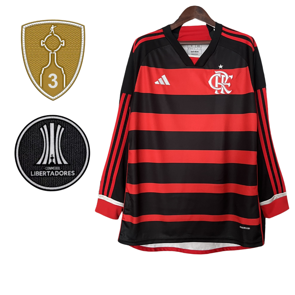 Camisa Flamengo 2024/25 Manga Longa