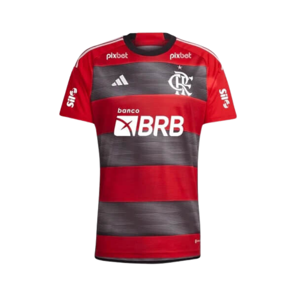 Camisa Flamengo 2023/24 Home Patrocínios