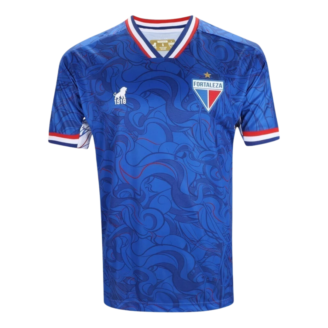 Camisa Leão 1918 Fortaleza Copa do Nordeste 2023 - Azul