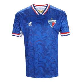 Camisa Leão 1918 Fortaleza Copa do Nordeste 2023 - Azul