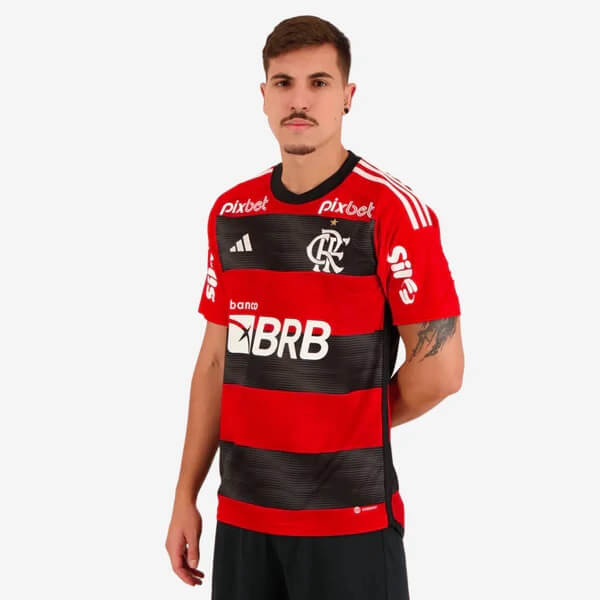 Camisa Flamengo 2023/24 Home Patrocínios