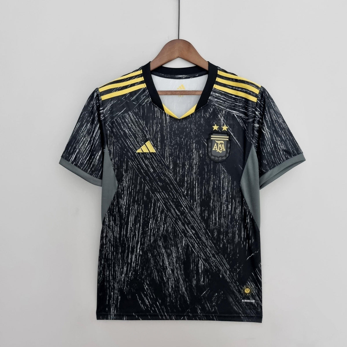 Camisa Seleção Argentina 2020/22 Edição Comemorativa Black/Gold - ResPeita Sports